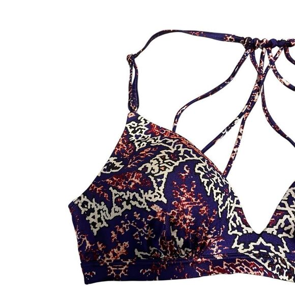 Athleta Aqualuxe Bikini Top Molded Cup Padded Size Small - Picture 3 of 6